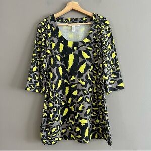 Diane Von Furstenberg Womens 100% Silk Laetitia Seville Trapeze Printed Dress 4